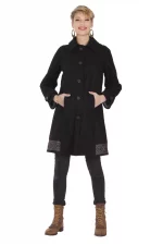 Manteau laine à boutons - VE6000